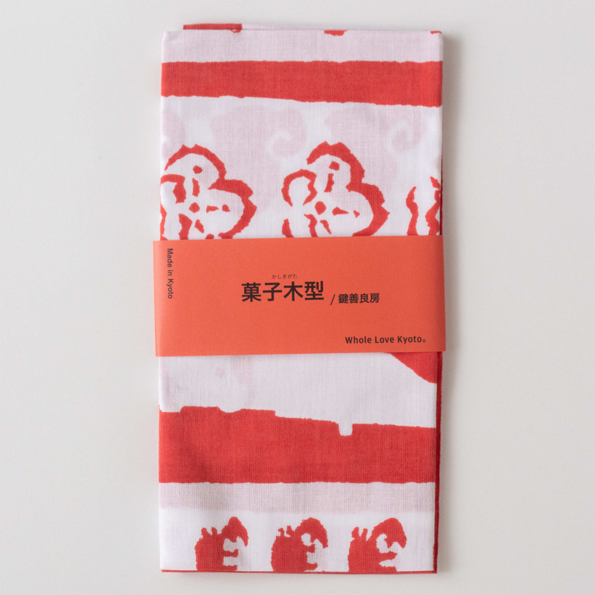 手ぬぐい「TENUGUI＿菓子木型」 – 鍵善良房オンラインショップ